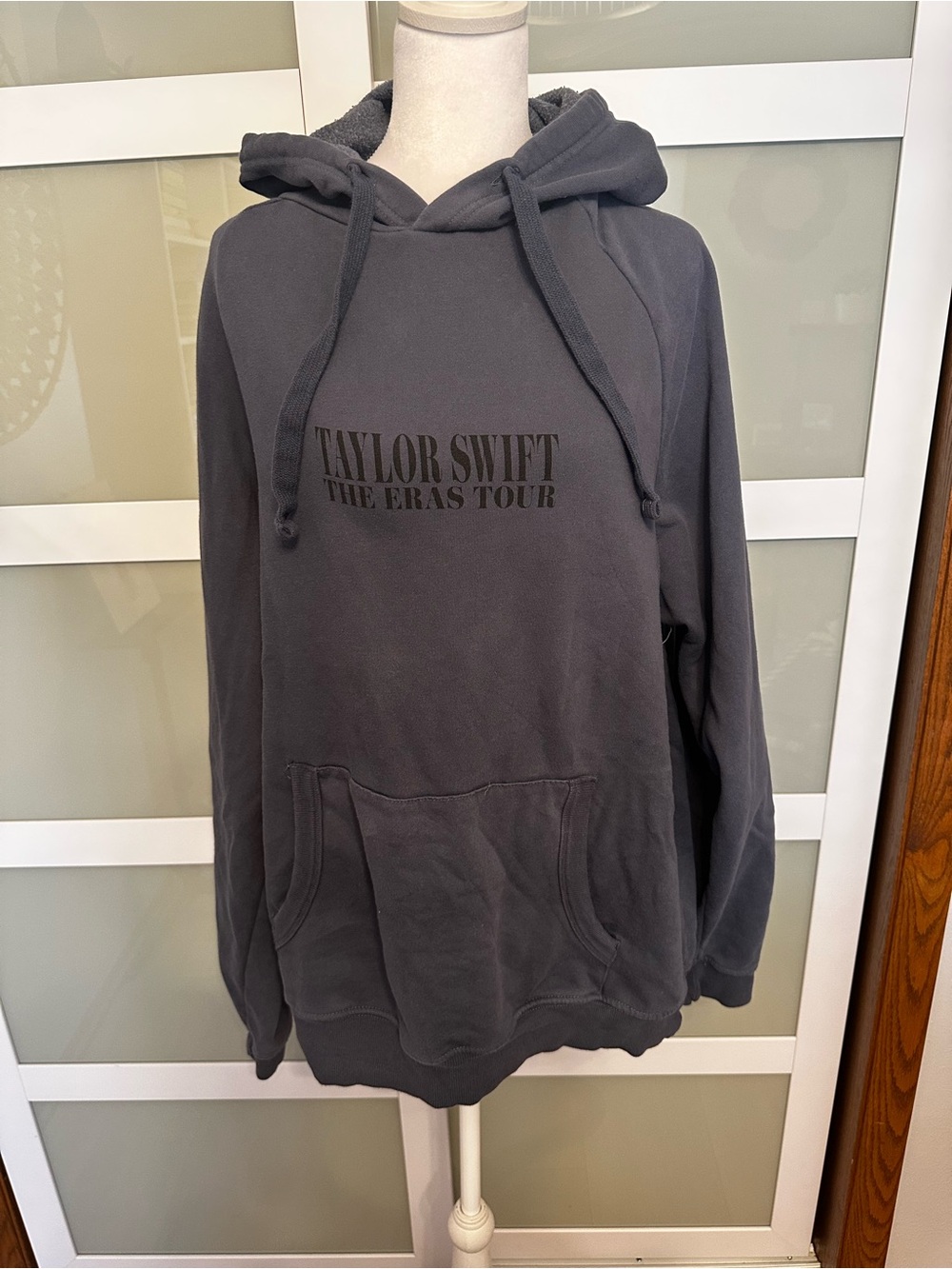 Taylor Swift Charcoal Gray 'The Eras Tour' Teddy Hoodie
